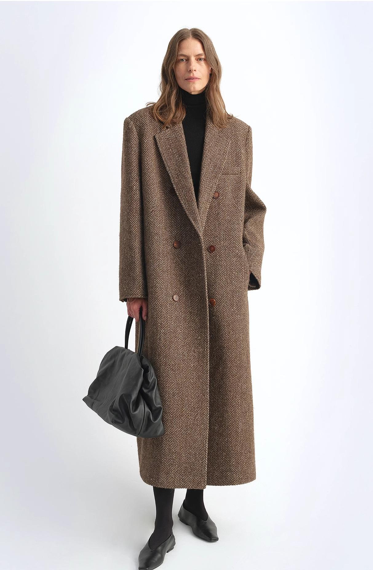 "Desert City" Italian Imported Wool Blended Coat