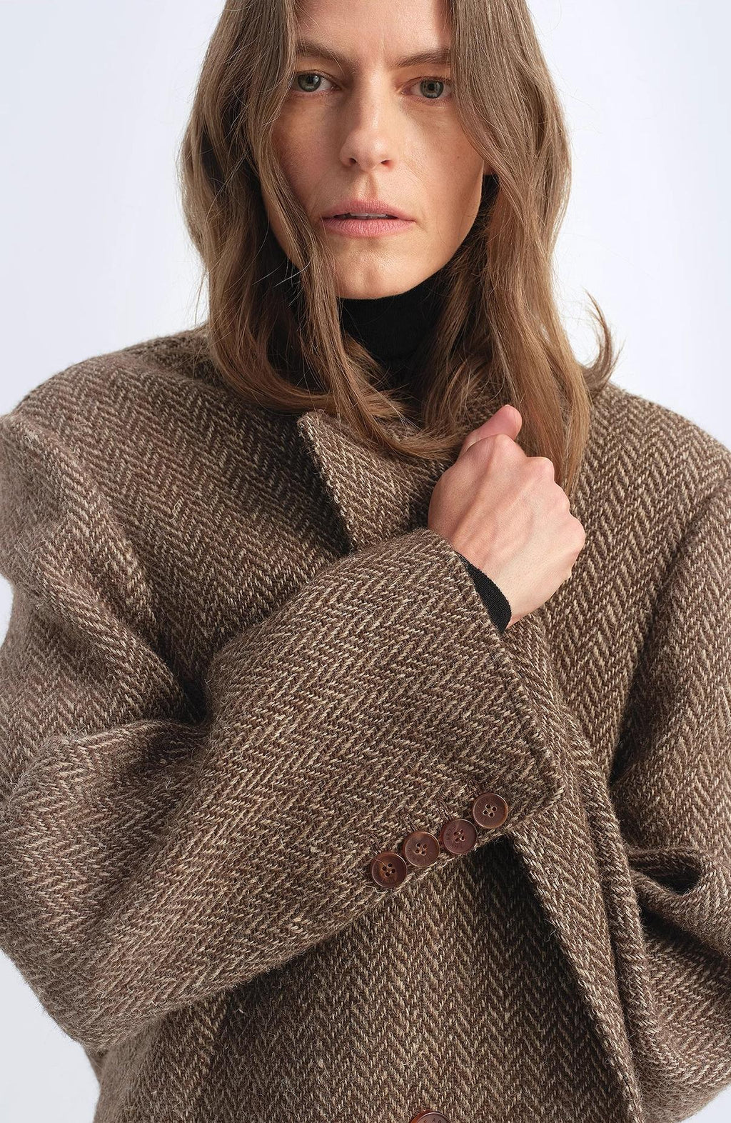 "Desert City" Italian Imported Wool Blended Coat