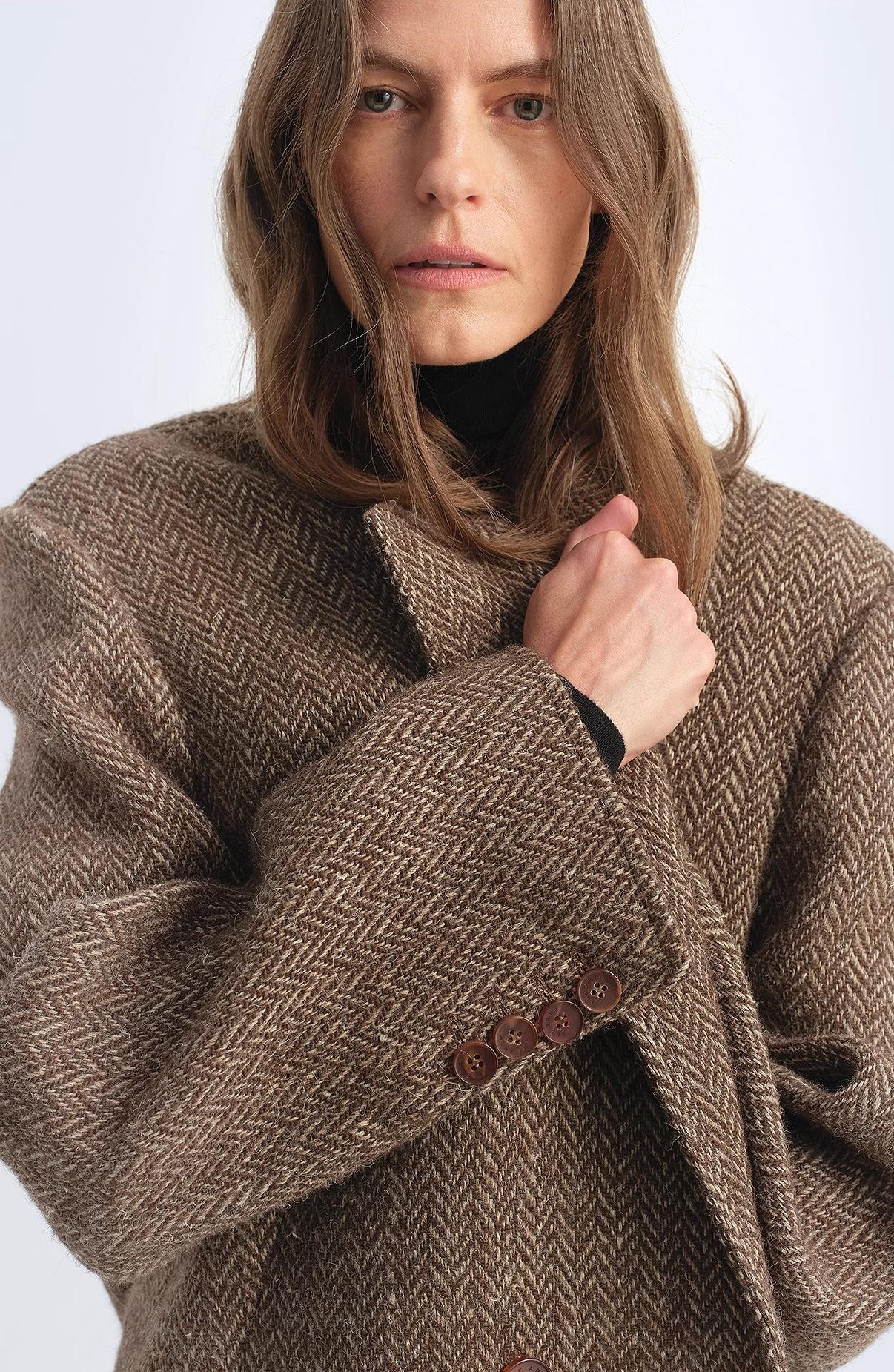 "Desert City" Italian Imported Wool Blended Coat
