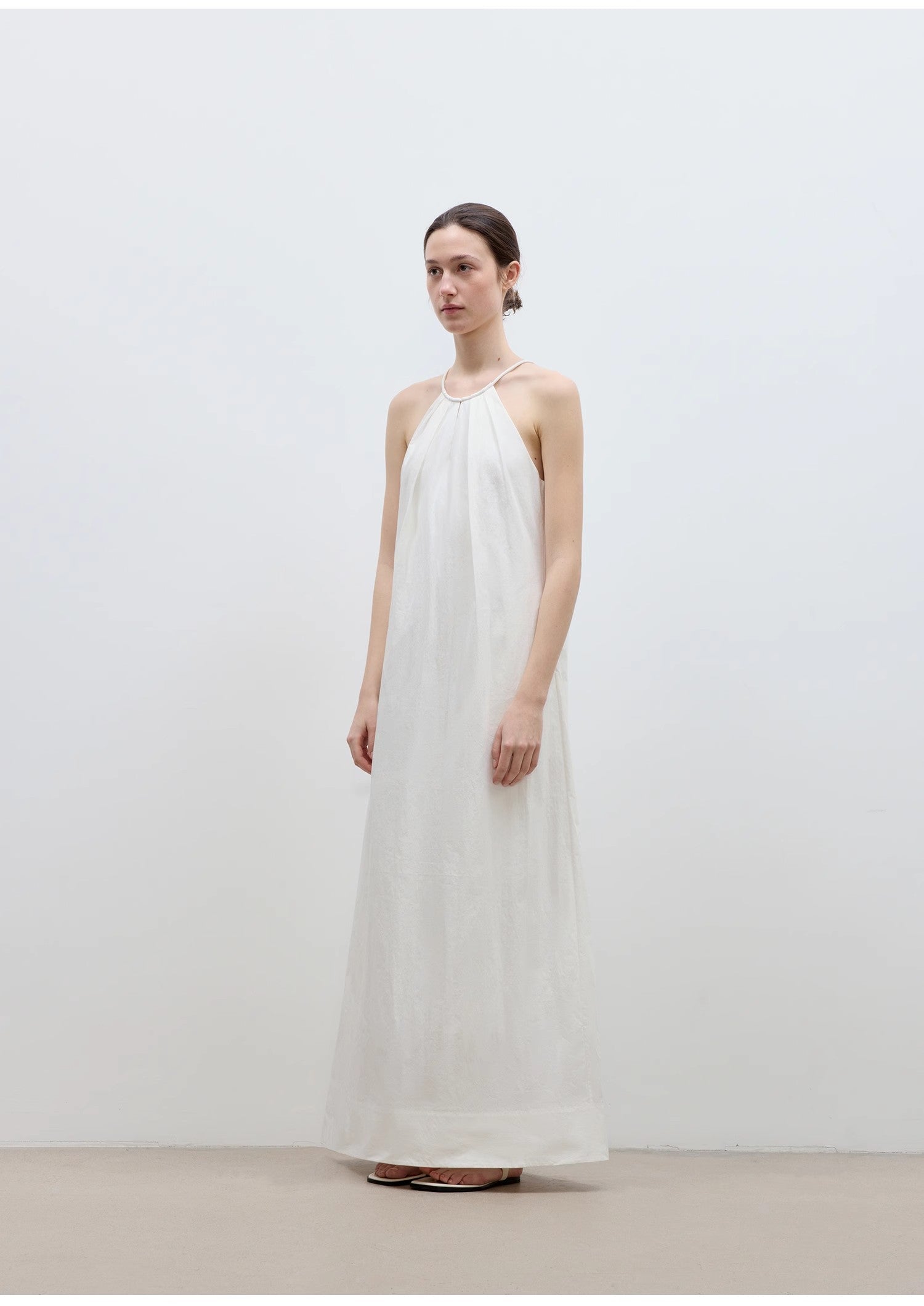 Halter Neck Hollow Long Dress