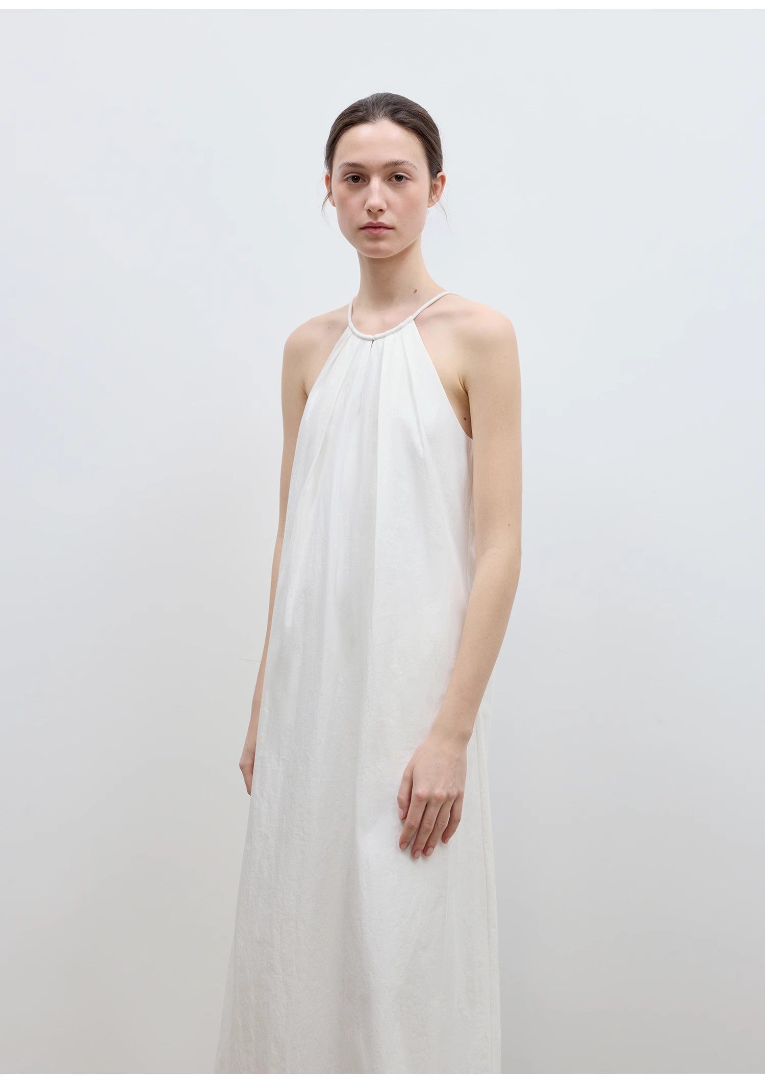 Halter Neck Hollow Long Dress