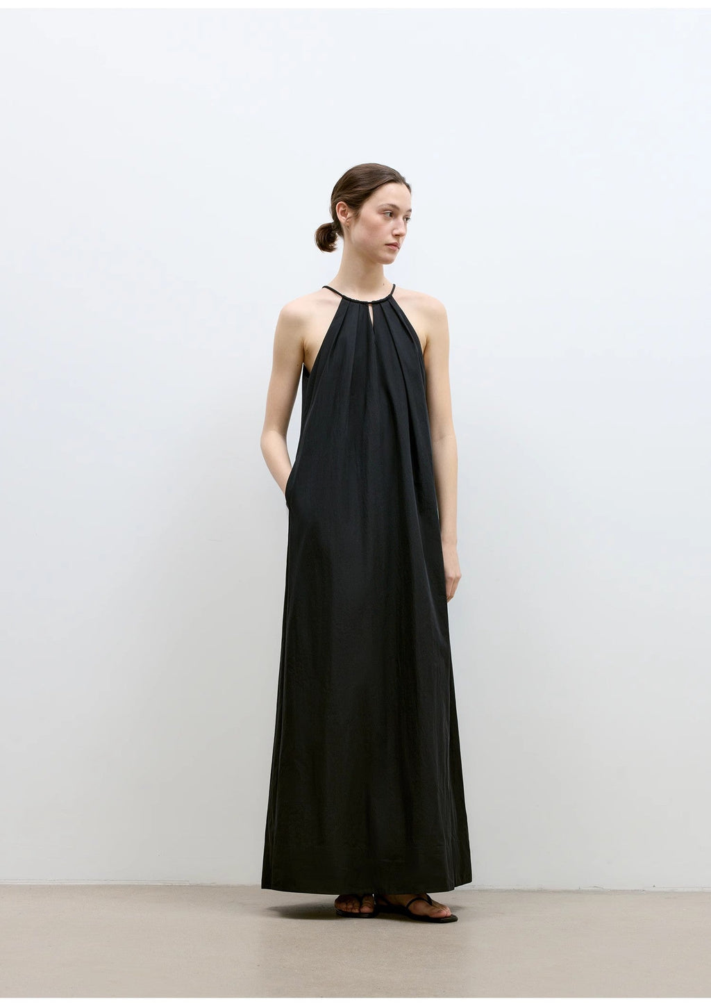 Halter Neck Hollow Long Dress