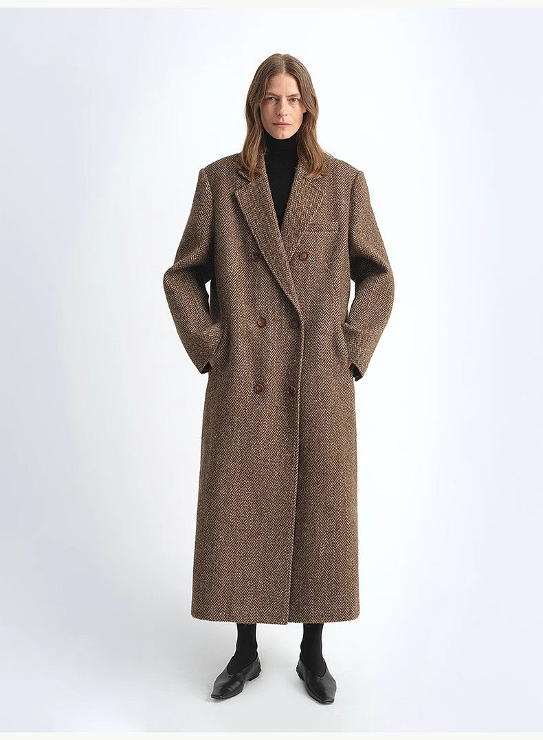 "Desert City" Italian Imported Wool Blended Coat