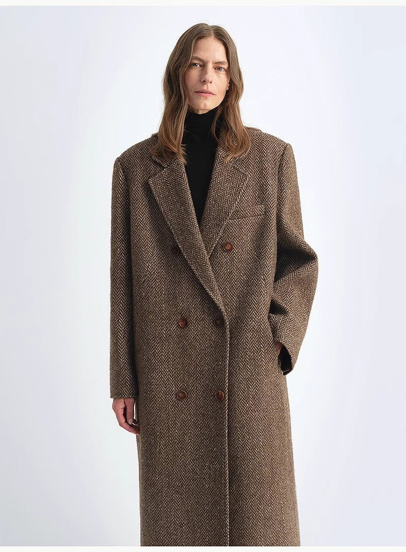 "Desert City" Italian Imported Wool Blended Coat