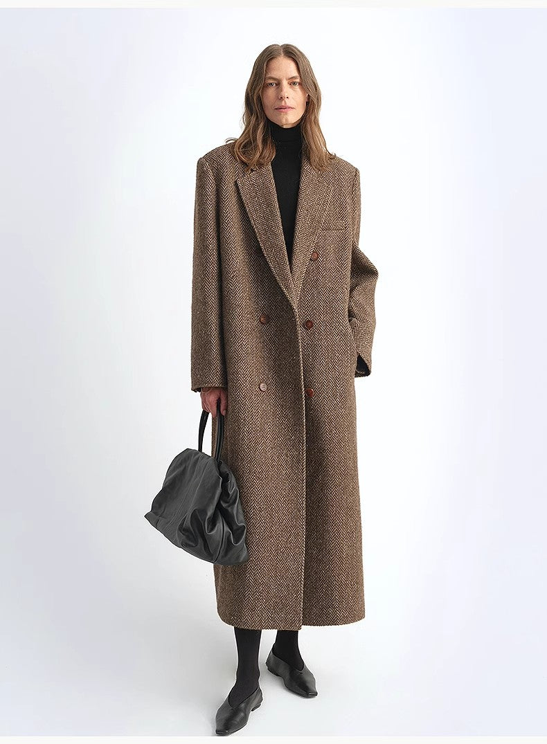 "Desert City" Italian Imported Wool Blended Coat