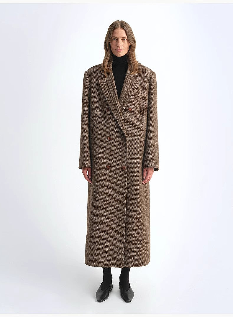 "Desert City" Italian Imported Wool Blended Coat