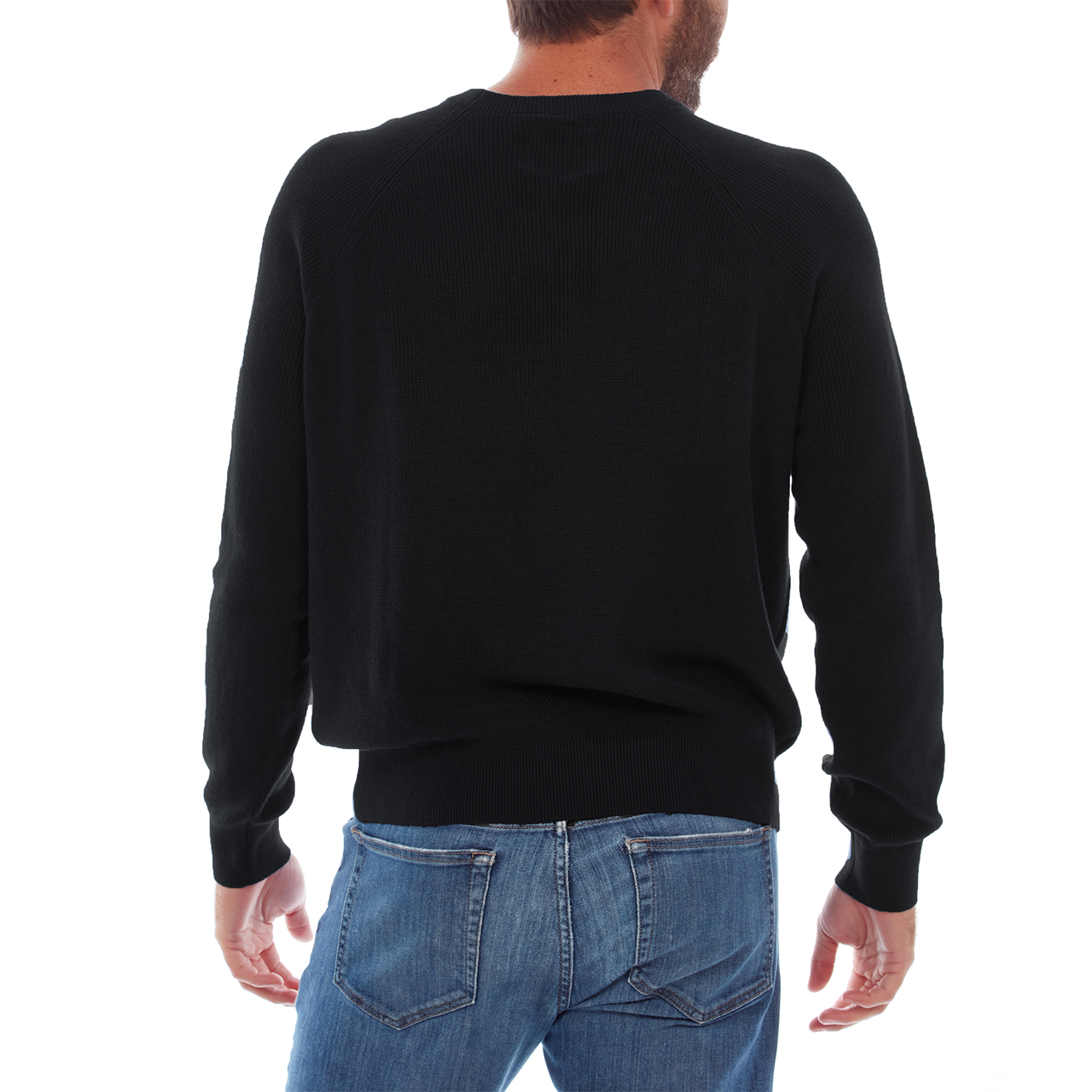 Black Cotton Sweater