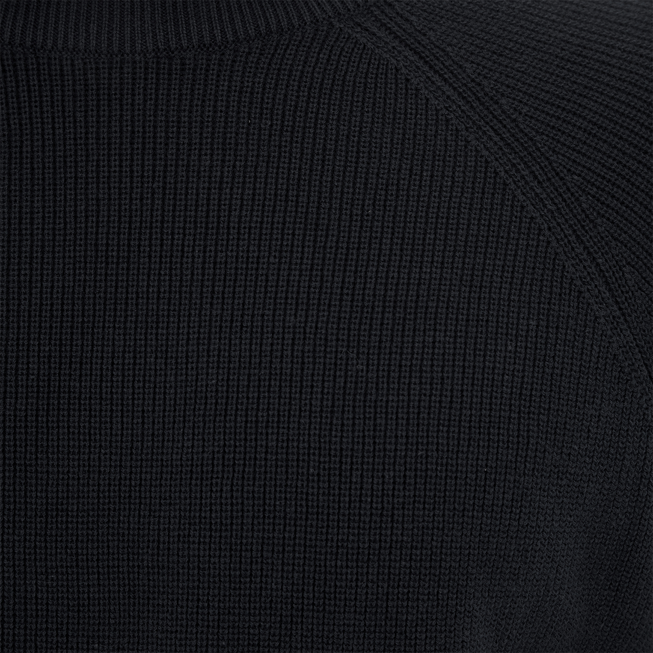 Black Cotton Sweater
