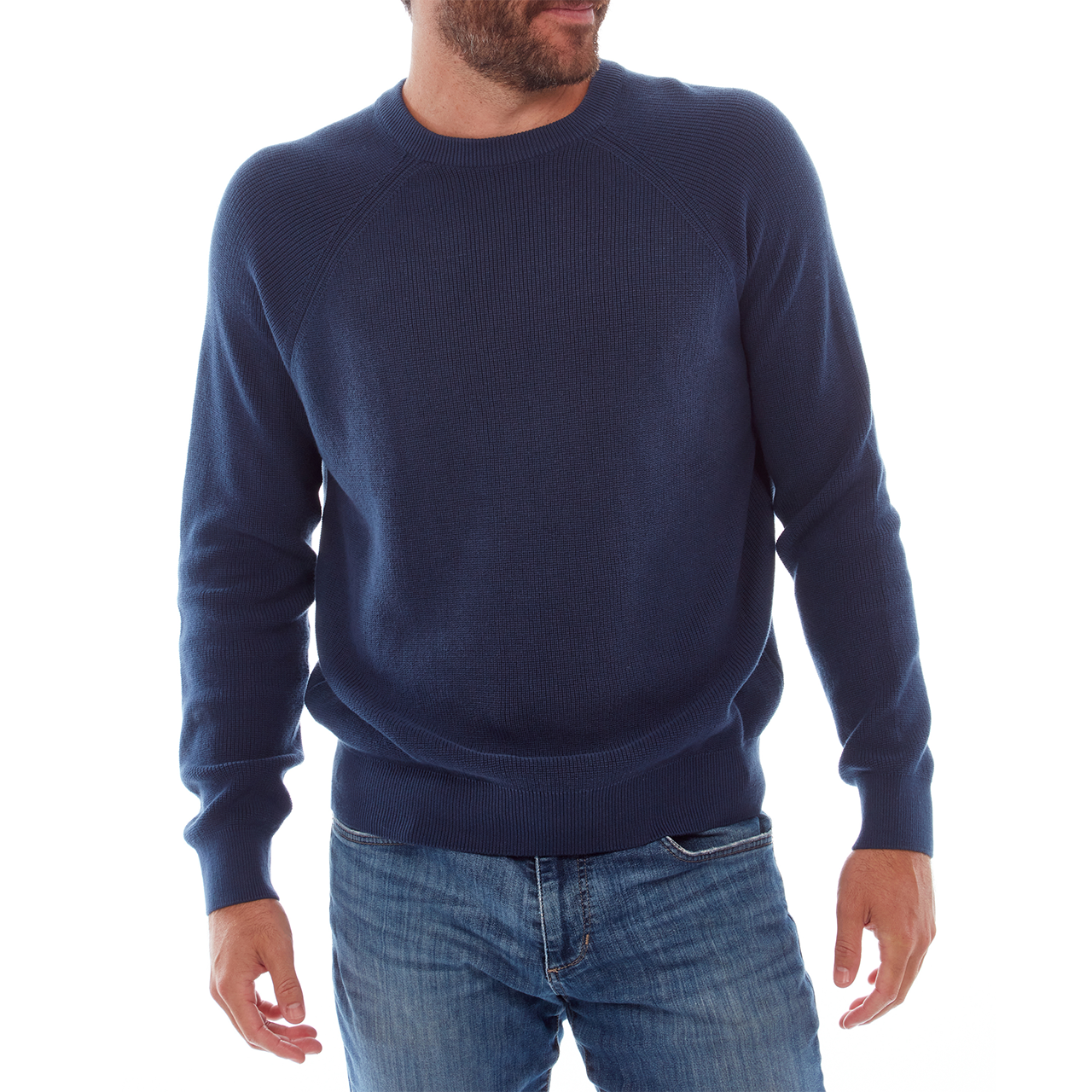 Navy Cotton Sweater