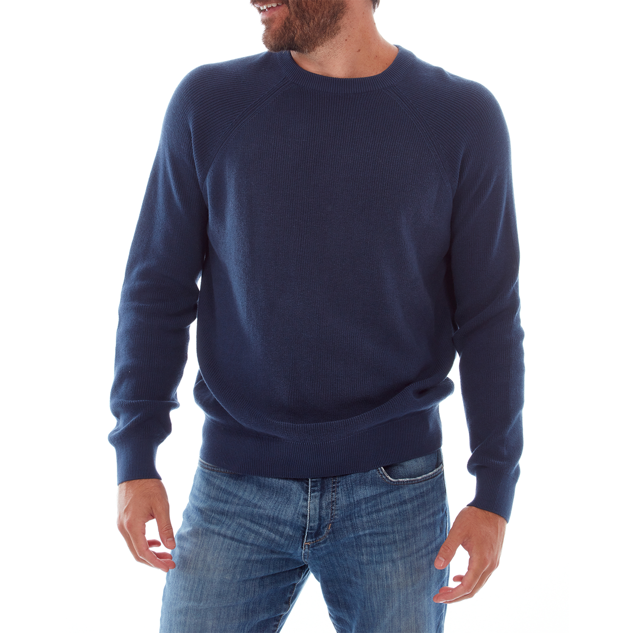 Navy Cotton Sweater