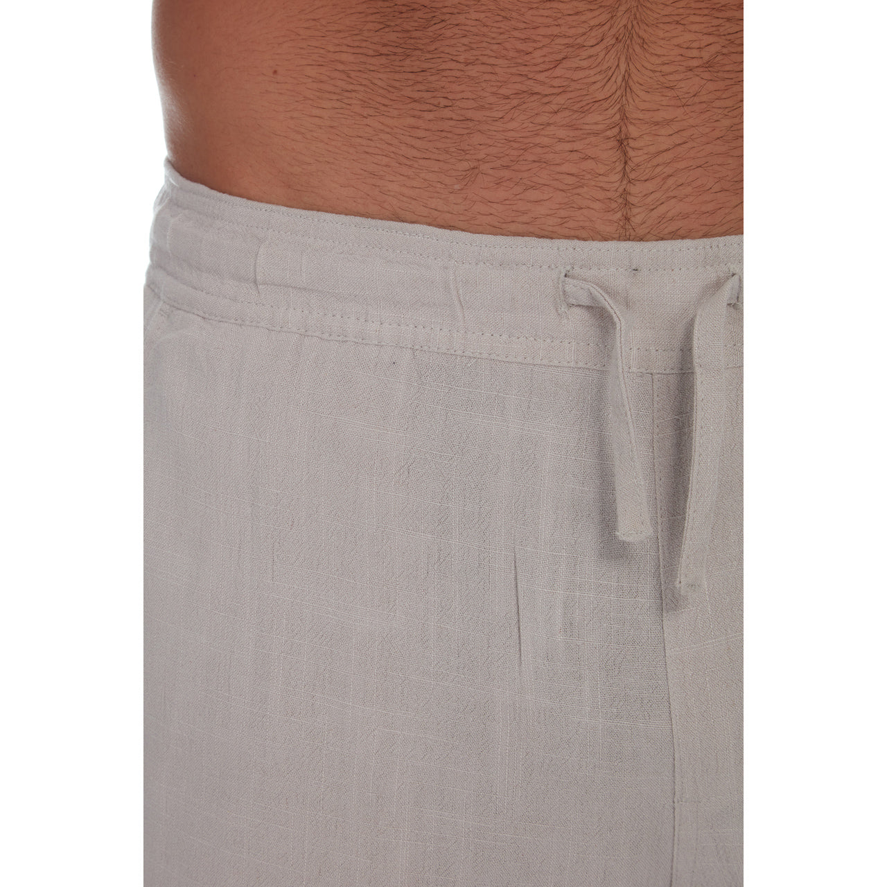 Rayon/Linen Blend Shorts - Almond Milk