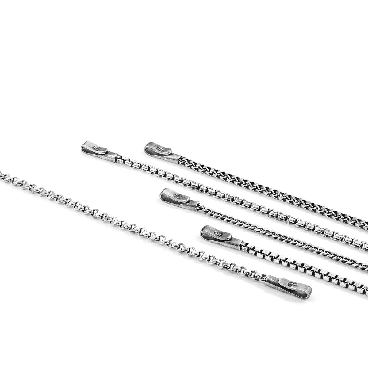 Bowspirit Sail Silver Chain Bracelet