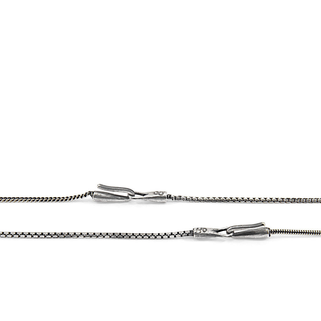 Moonraker Sail Silver Chain SKINNY Bracelet