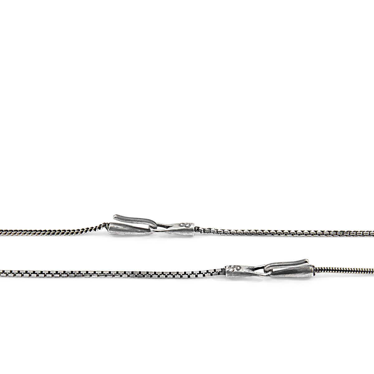 Moonraker Sail Silver Chain SKINNY Bracelet