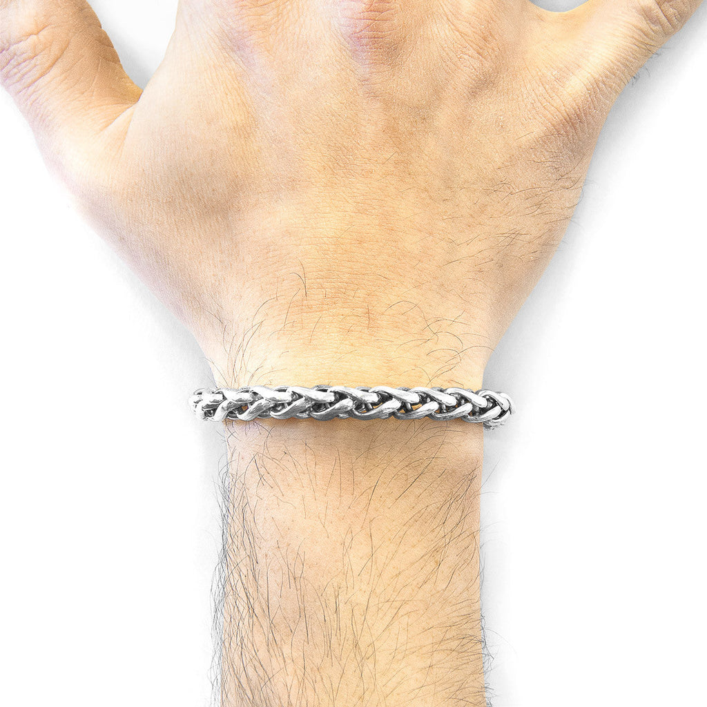 Staysail Sail Silver Chain Bangle