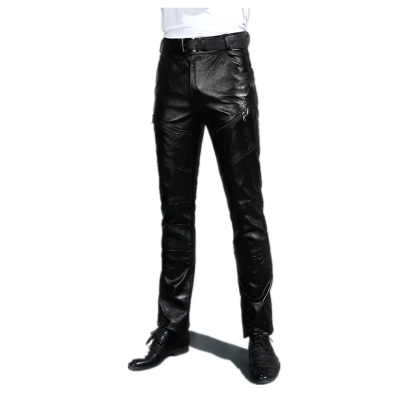 Genuine Leather Pants (with Fleece Lining)