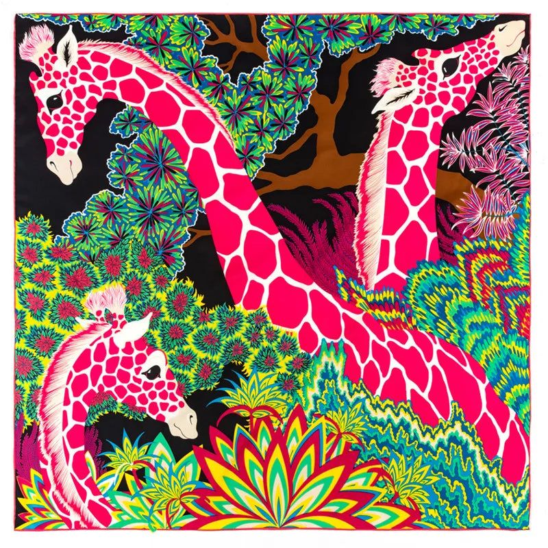 Hand Rolled Twill Silk Scarf