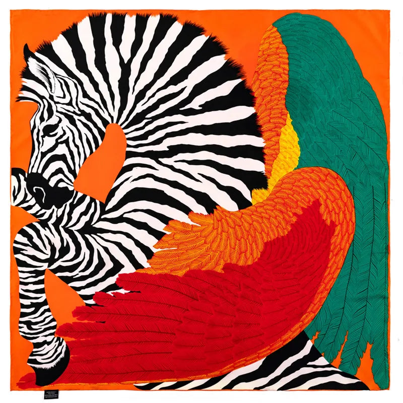 Hand Rolled Twill Silk Scarf