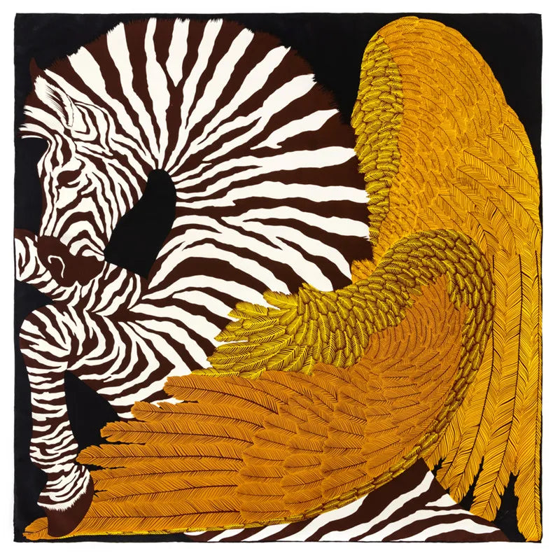 Hand Rolled Twill Silk Scarf