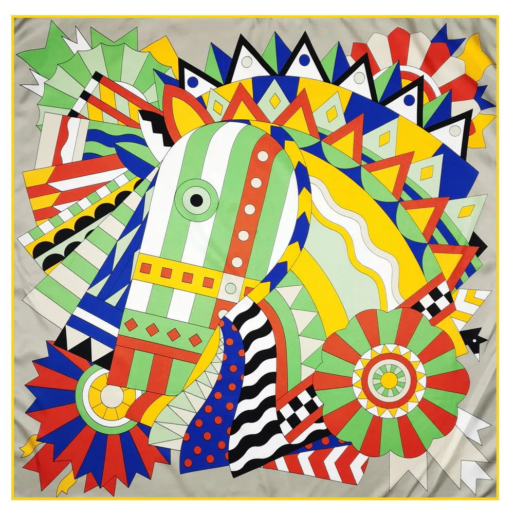 Hand Rolled Twill Silk Scarf