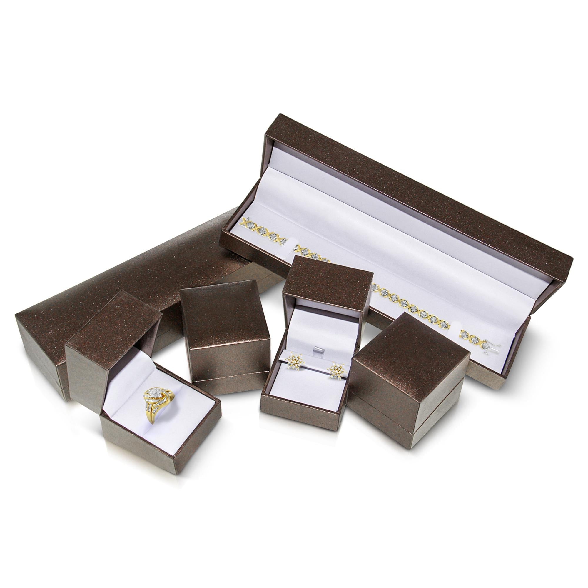 Princess-Cut Square Diamond Stud Earrings