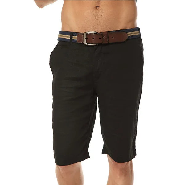 Pure Linen Casual Shorts - Longer length