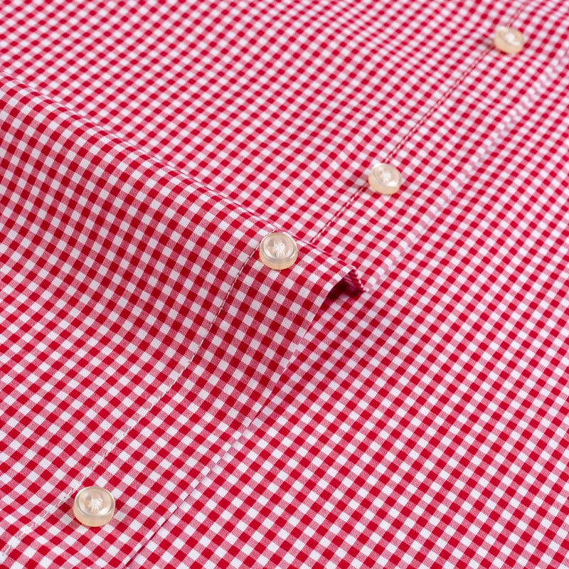 Plaid Cotton Dress Shirt