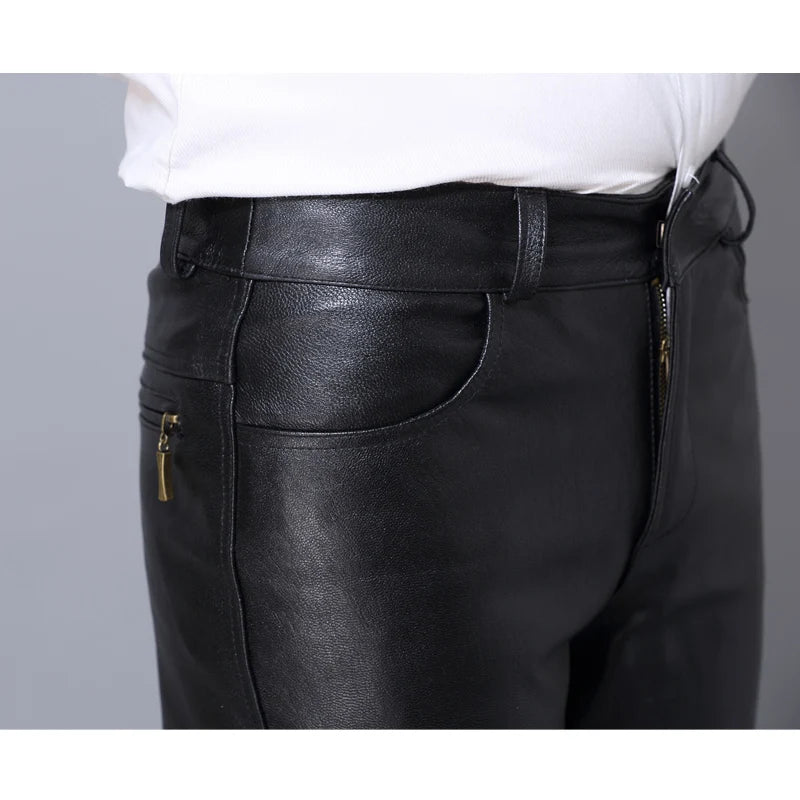 Genuine Sheepskin Leather Pants
