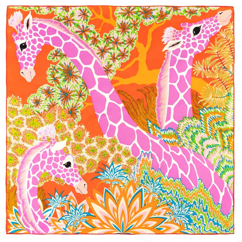 Hand Rolled Twill Silk Scarf