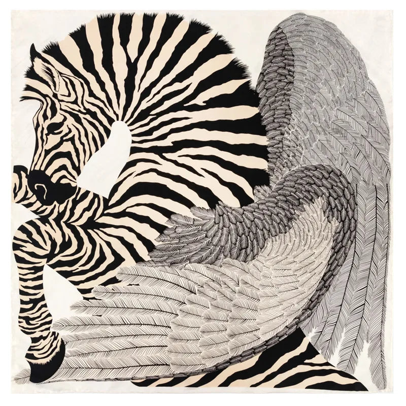 Hand Rolled Twill Silk Scarf