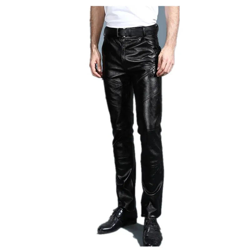 Genuine Leather Pants (with Fleece Lining)
