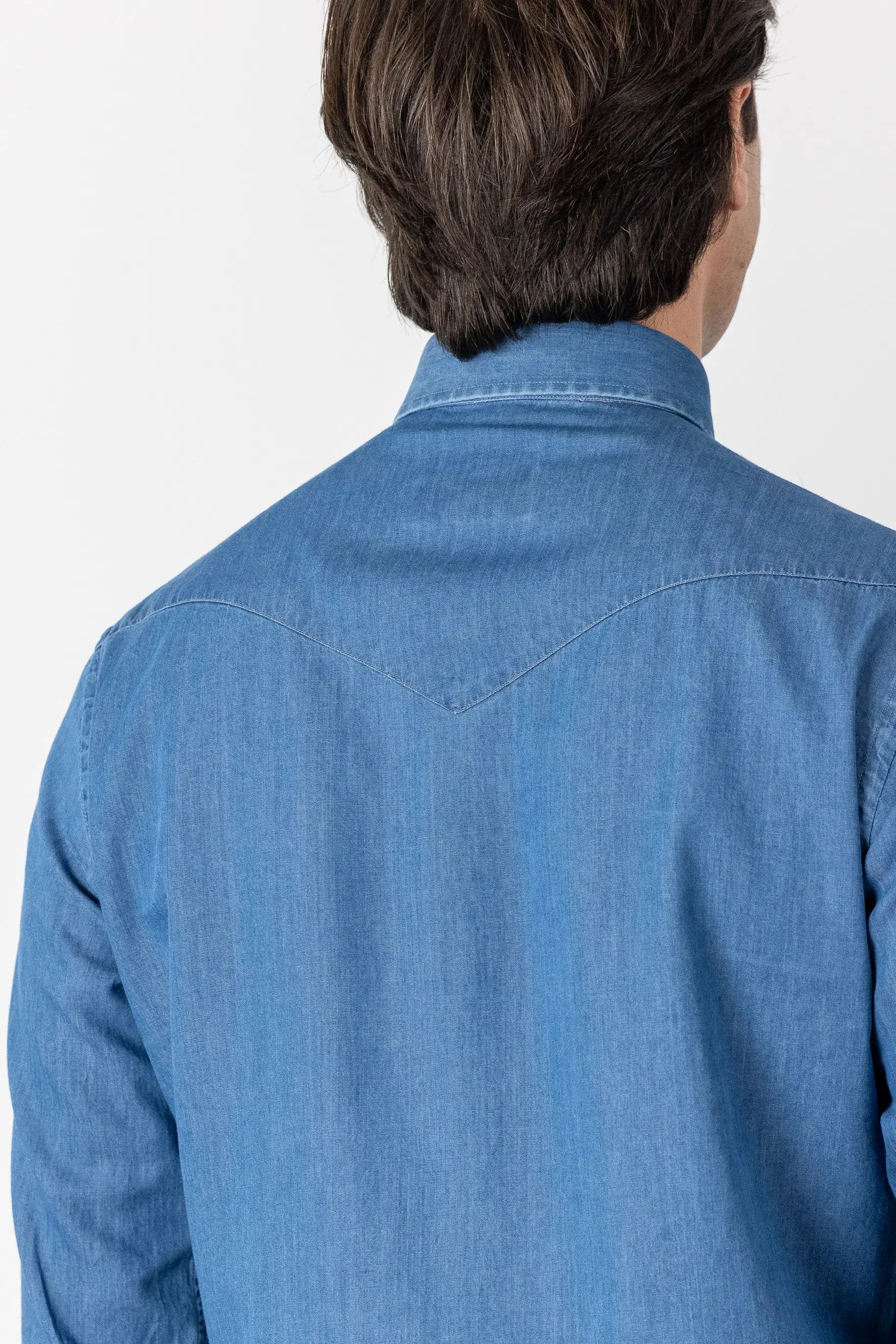 100% Cotton Blue Denim Shirt