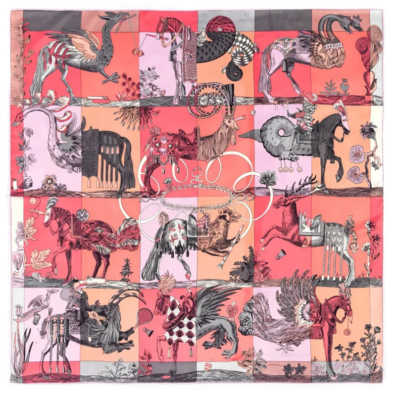 Hand Rolled Twill Silk Scarf