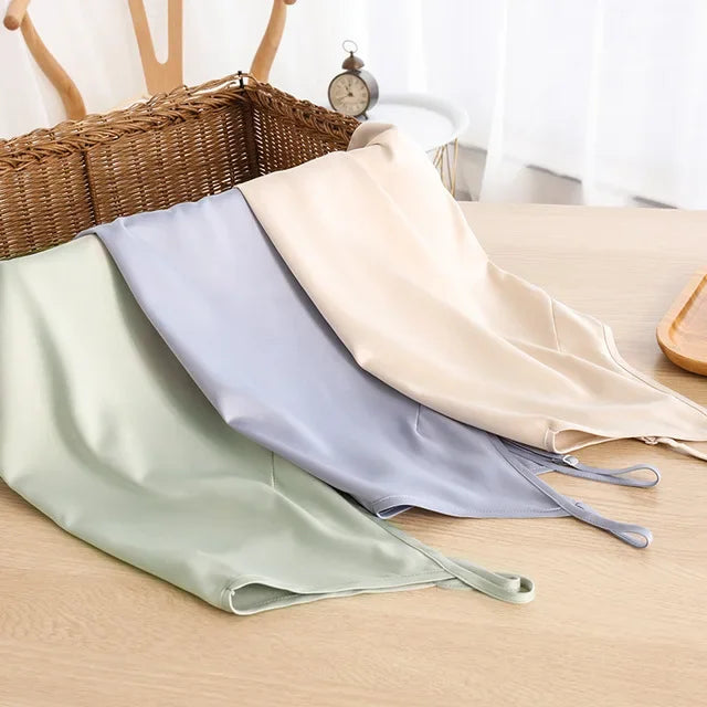 Satin Spaghetti Strap Tank Top