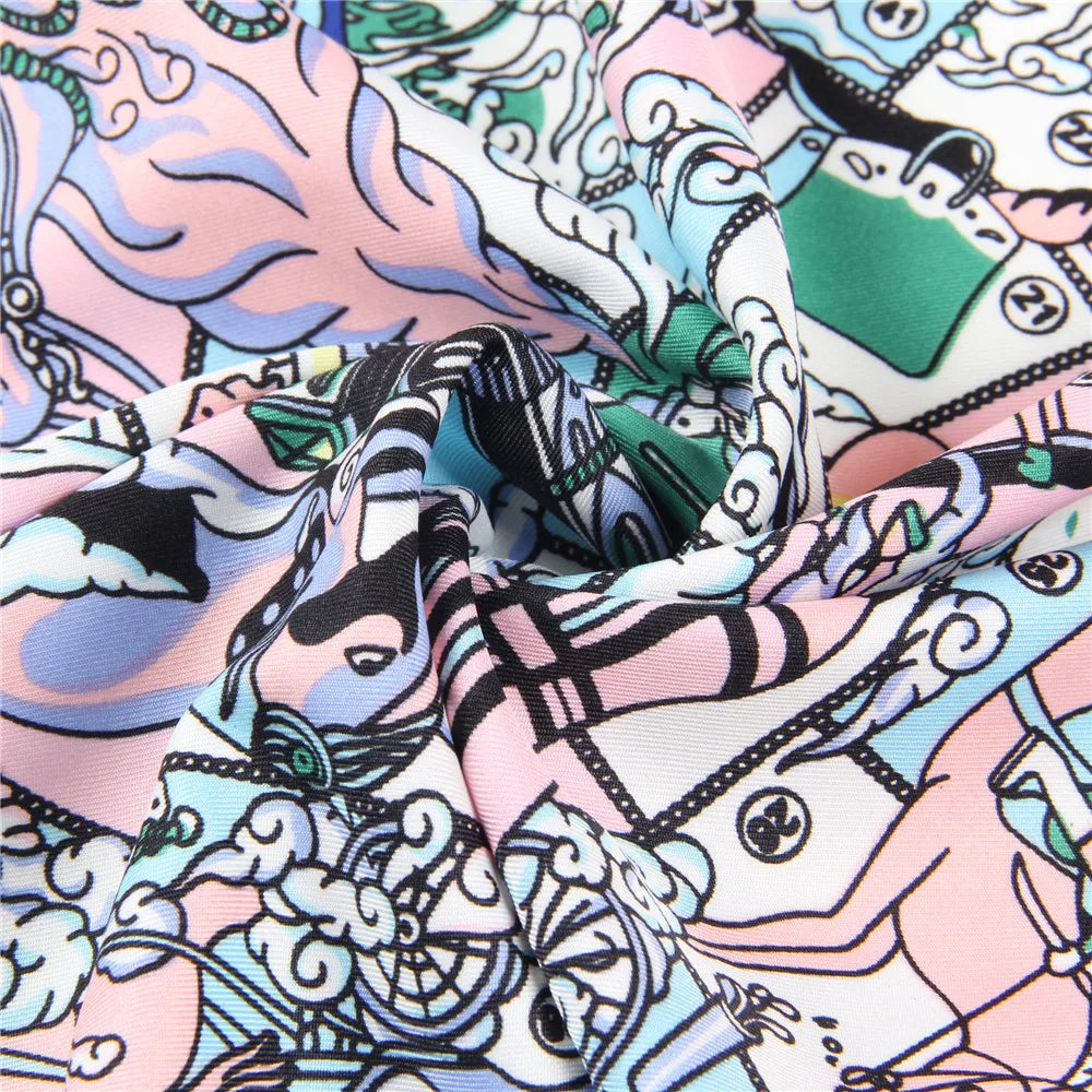 Hand Rolled Twill Silk Scarf