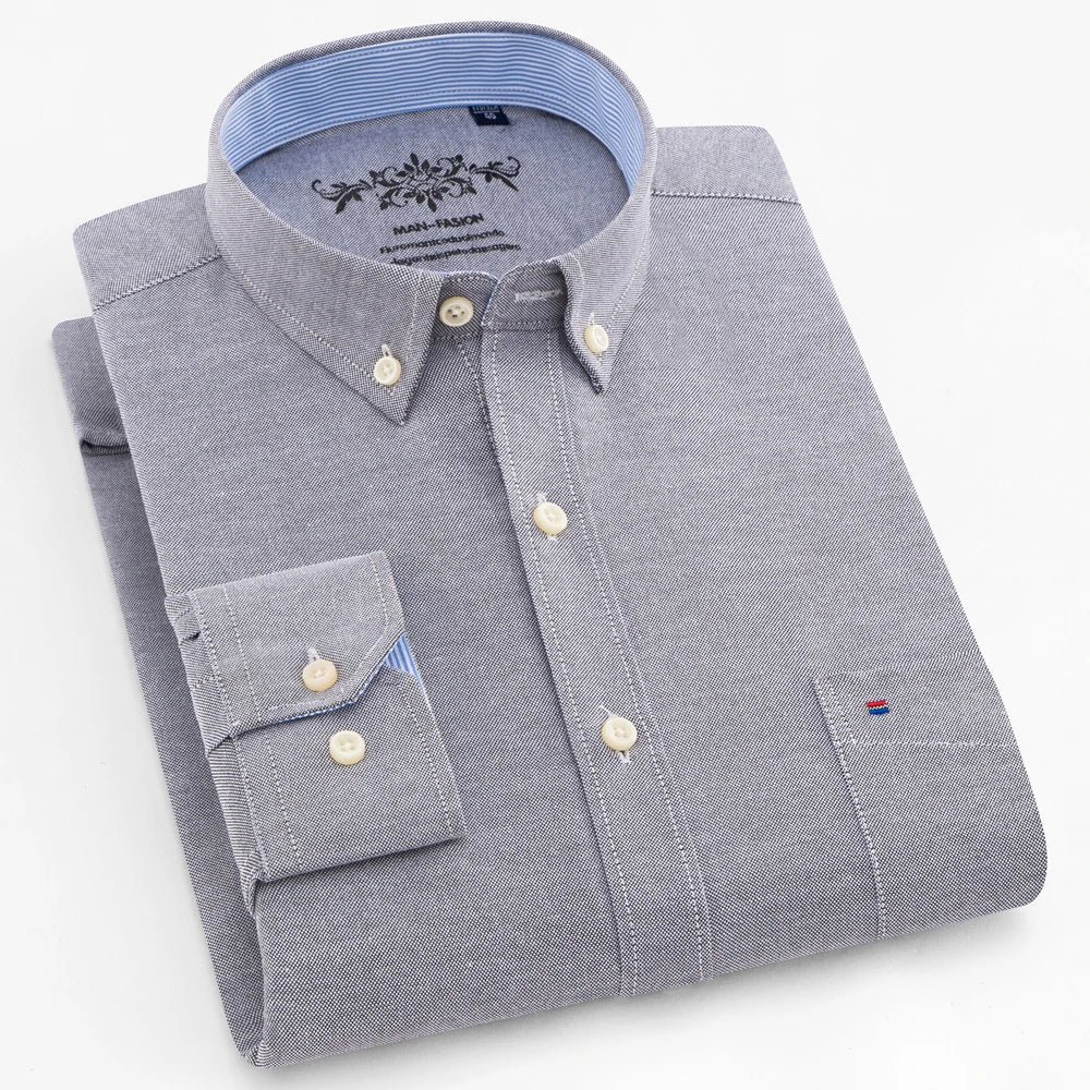 Checked/Striped Cotton Blend Shirt
