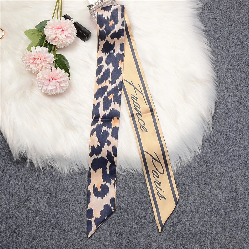 Tropic Affair Silk Skinny Scarf