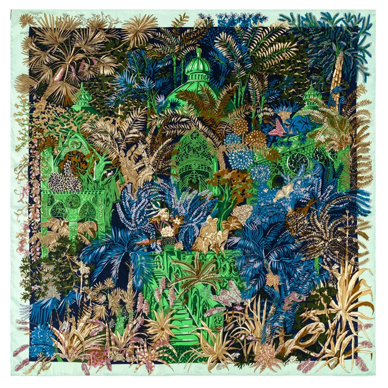Hand Rolled Twill Silk Scarf