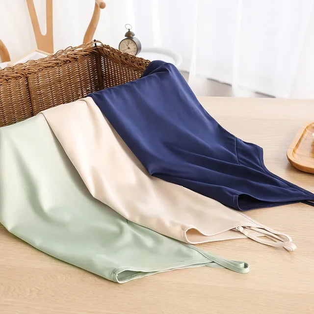 Satin Spaghetti Strap Tank Top