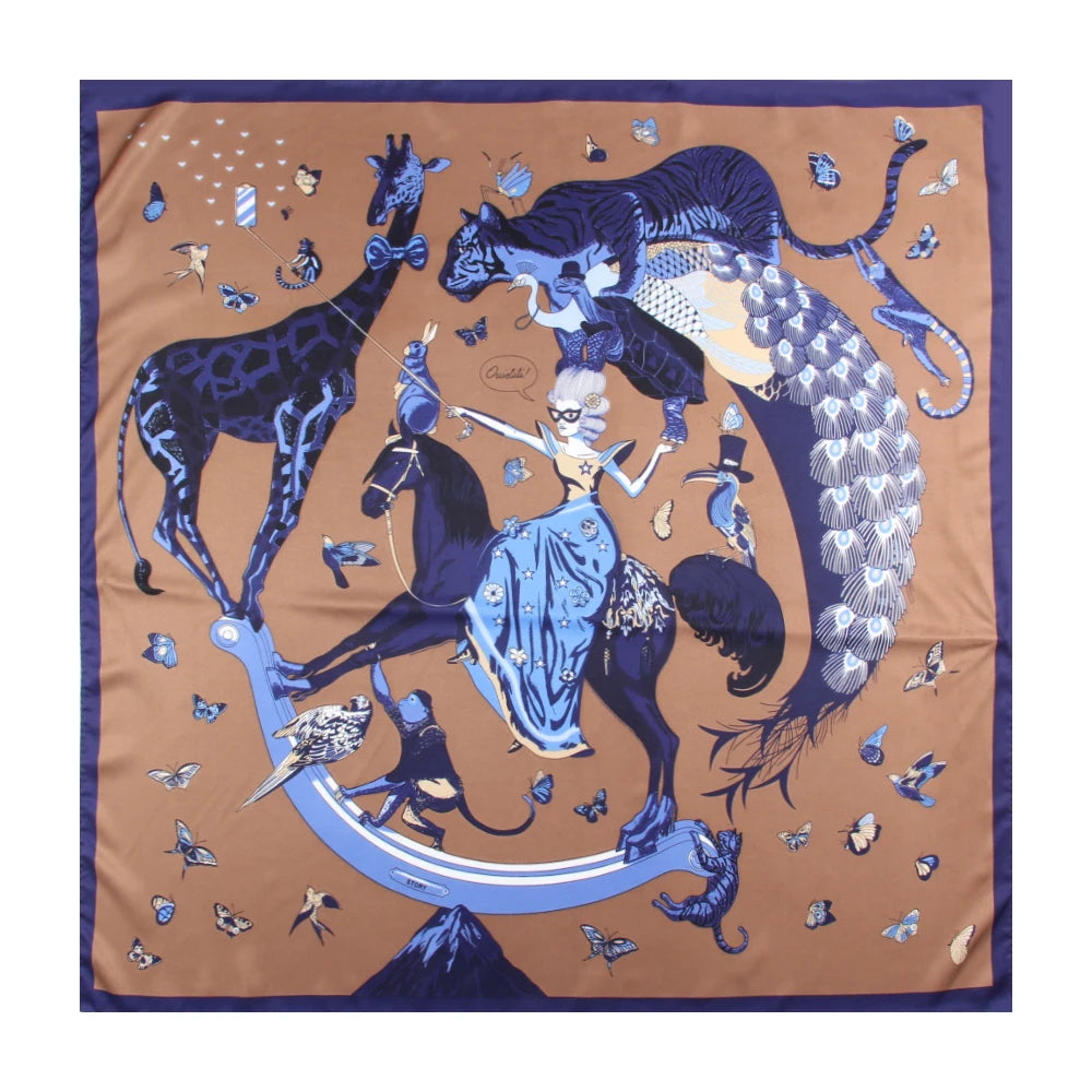 Hand Rolled Twill Silk Scarf