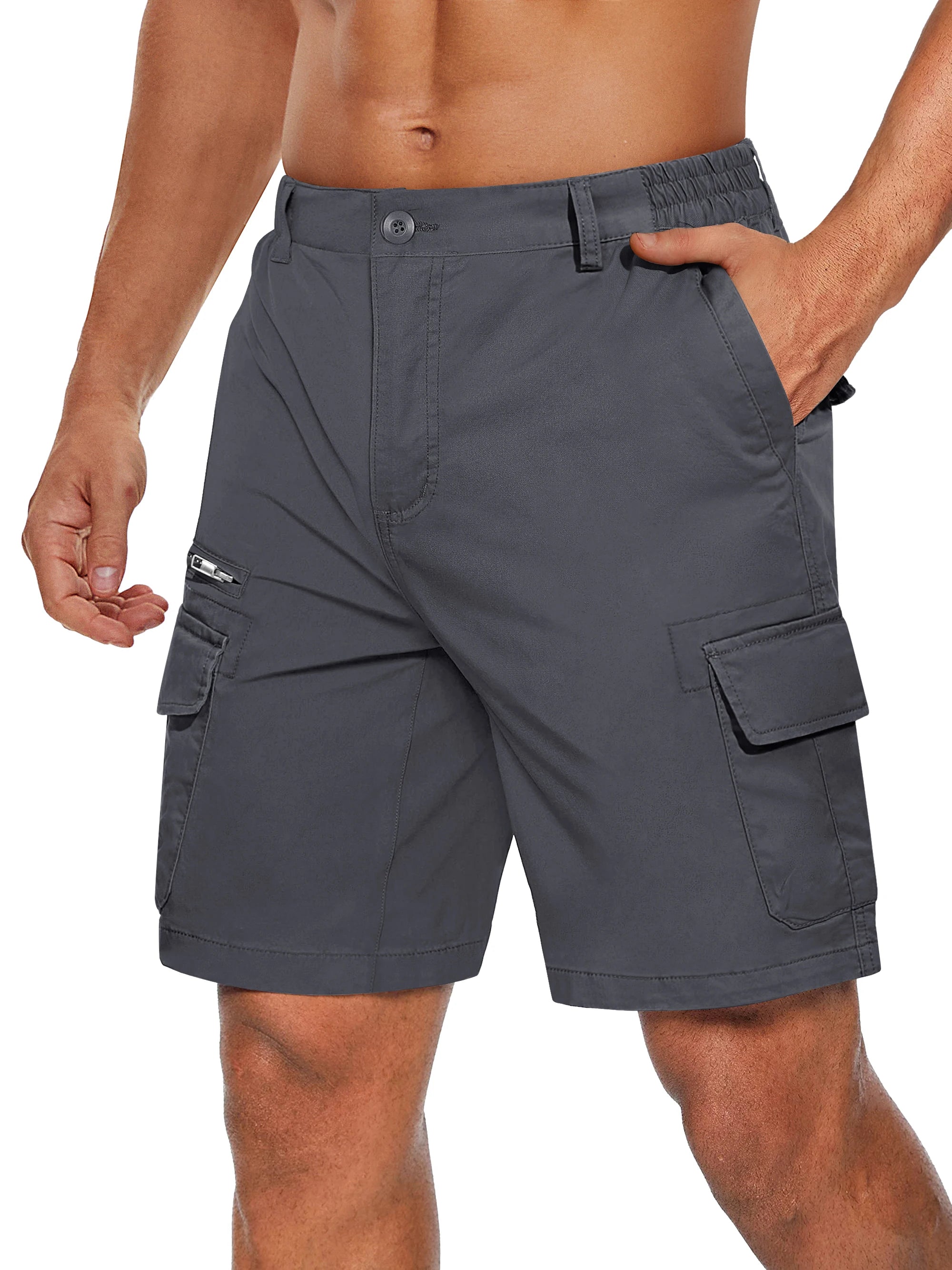 Summer Cotton Cargo Shorts