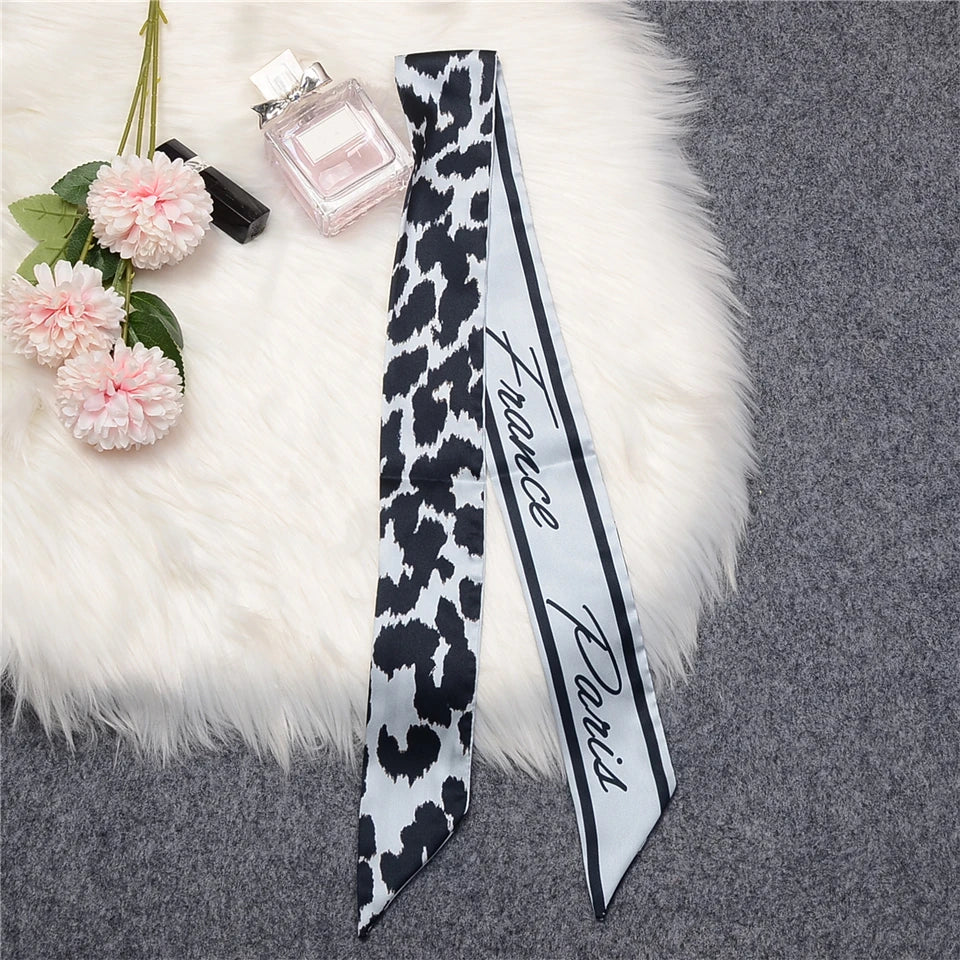 Tropic Affair Silk Skinny Scarf