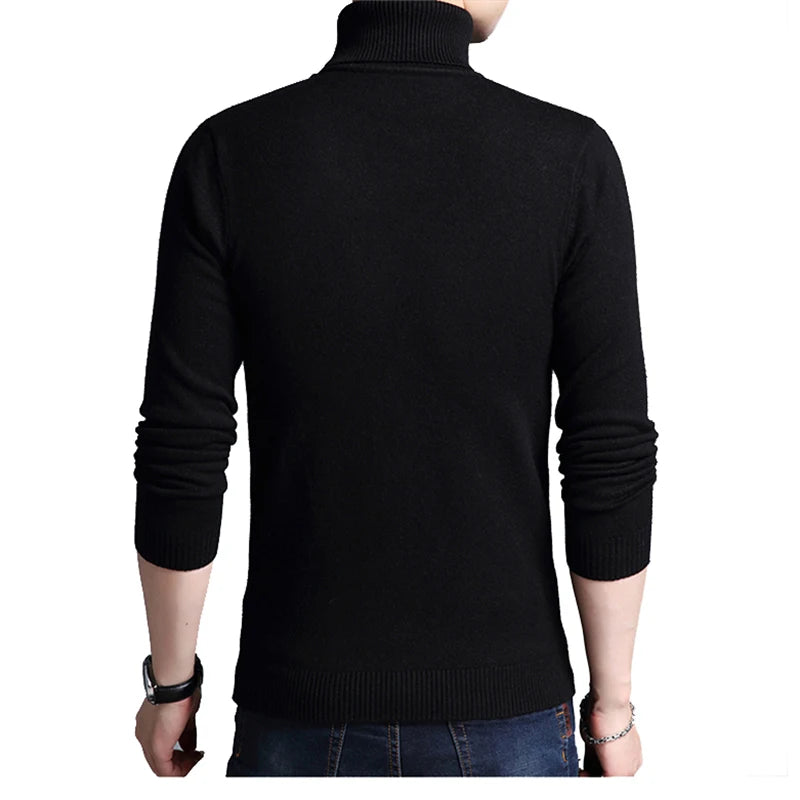 Slim Men's Turtleneck Sweater