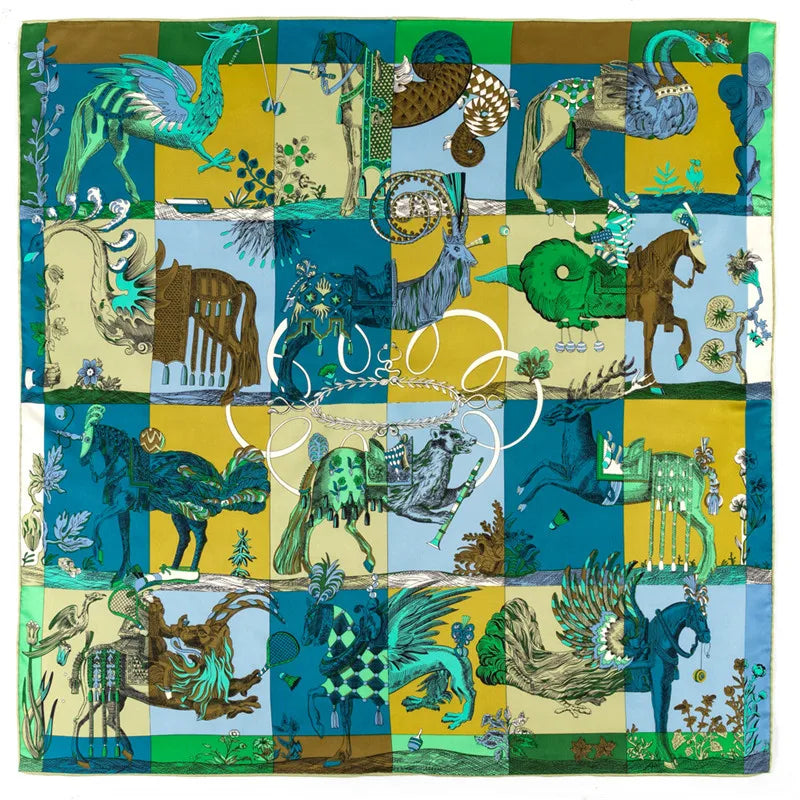 Hand Rolled Twill Silk Scarf