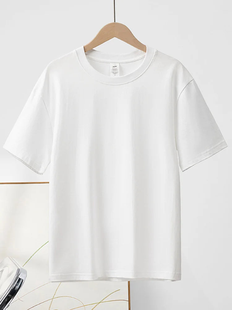Oversize Cotton Basic T-Shirt
