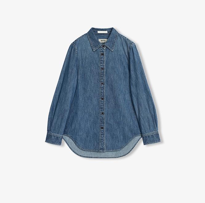 Denim Classic Lapel Shirt