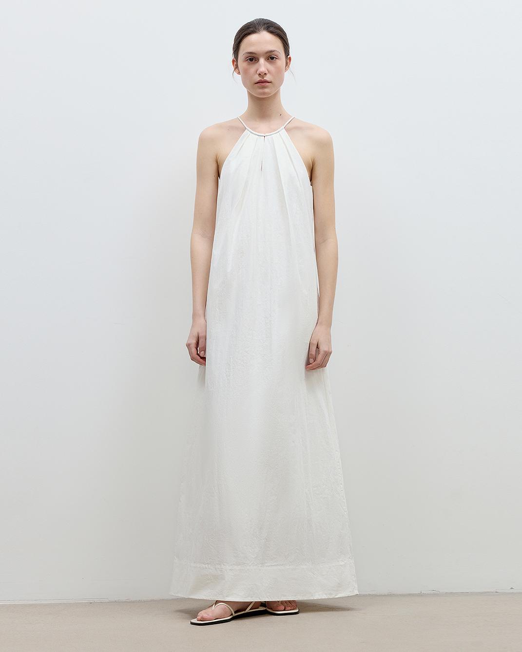 Halter Neck Hollow Long Dress