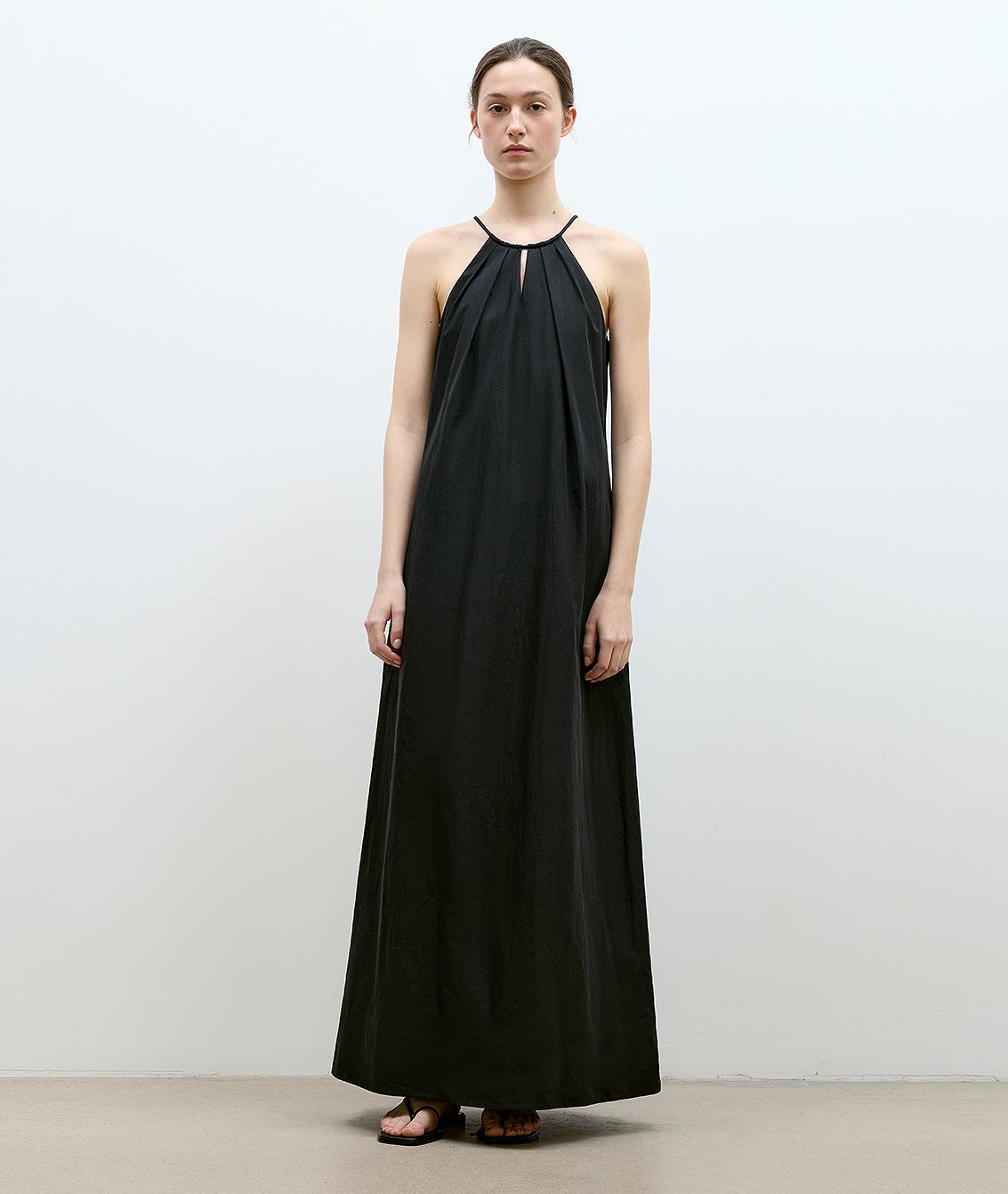 Halter Neck Hollow Long Dress