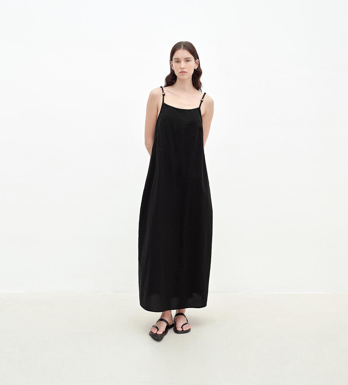Cotton Beaded Sling Dress