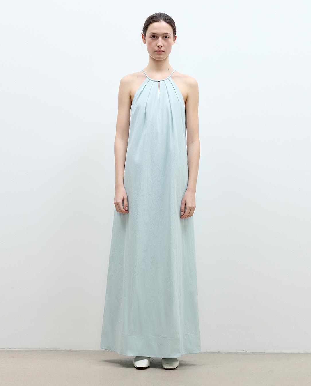 Halter Neck Hollow Long Dress
